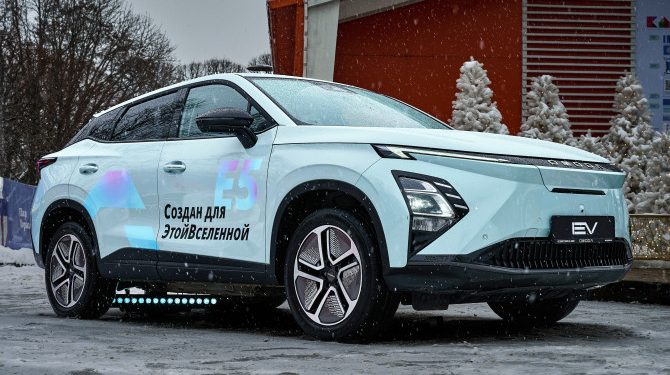 OMODA представила в Москве свой первый электромобиль