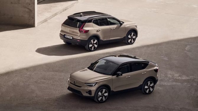 Volvo переименовала электрические XC40 и C40