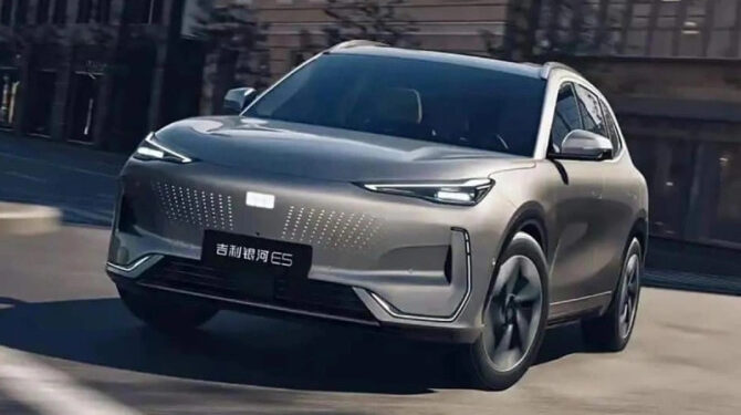 Geely показала электрический кроссовер Galaxy E5