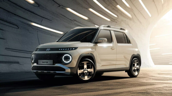 Hyundai представила бюджетный электрокроссовер Inster