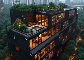 Быстровозводимые здания из металлоконструкций и морских контейнеров