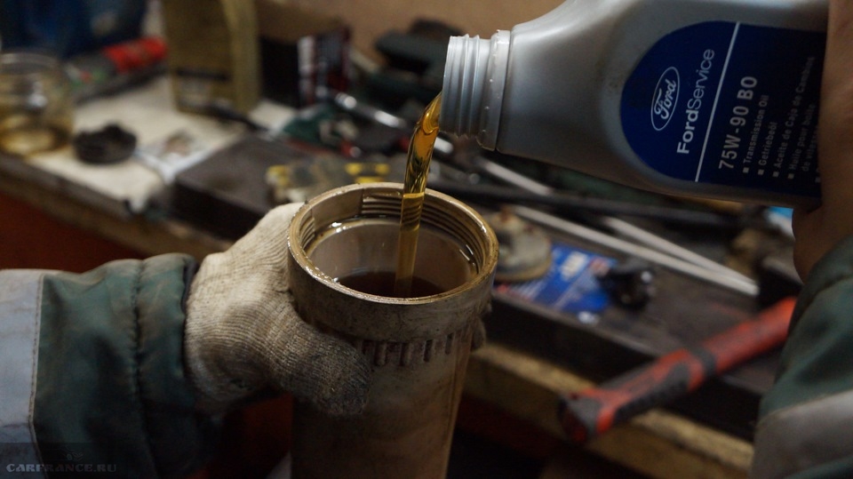 Замена масла в МКПП MTX-75