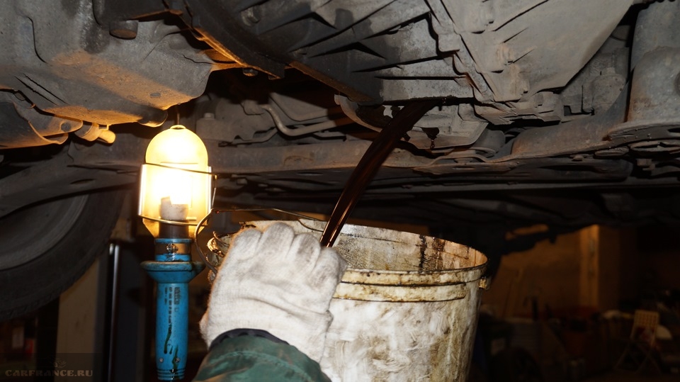 Замена масла в МКПП MTX-75