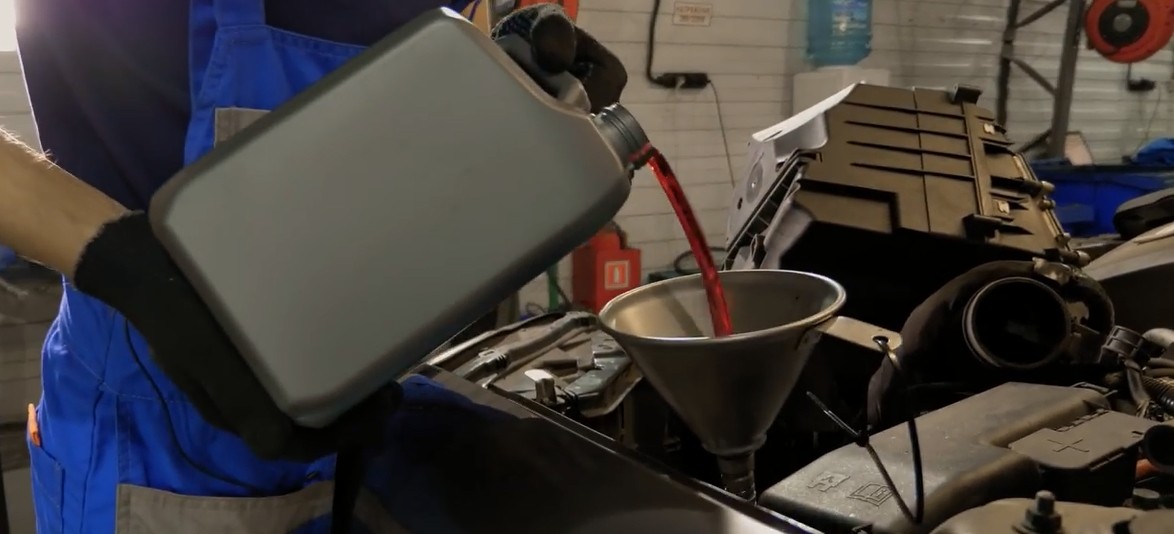 Замена масла в Акпп TF-80SC