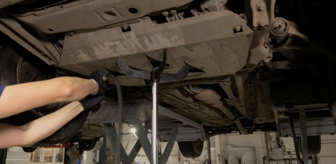 Замена масла в Акпп TF-80SC